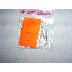 10 24" silver-tone chains