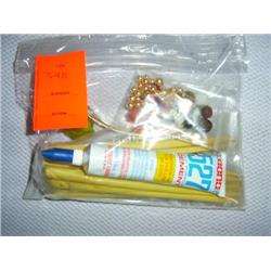 Hair stick kit. Everything you need, including cement & beads. Barette blanks also.