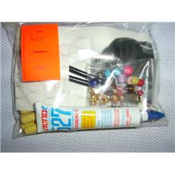 Hair stick kit. Everything you need, including cement & beads. Barette blanks also.