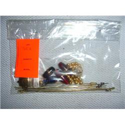 Straight pin kit. Includes hand-wound lamp worked glass beads, and 1 finished pin.