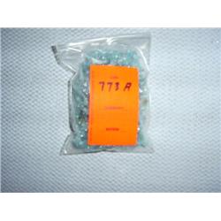 3  strands blue topaz chips, 34"