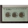 Image 1 : 1980-P/D/S SBA DOLLAR SOUVENIR SET IN ENVELOPE