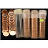 Image 1 : 4 SOLID DATE ROLLS OF BU LINCOLN CENTS: 1983, 1986