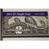 Image 3 : 2013 NEW YORK FEATURING A 2009 US $2 FRN CU