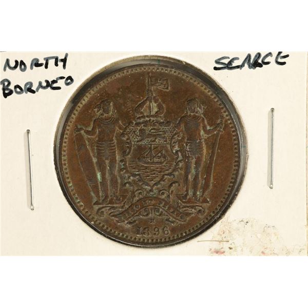 1896 BRITISH NORTH BORNEO 1 CENT