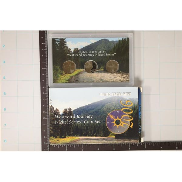 2006 WESTWARD JOURNEY NICKEL COIN SET 3 COINS