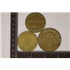 Image 1 : 3 METAL BROTHEL 1 1/2" TOKENS: ROSIE'S PALACE,