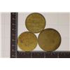 Image 2 : 3 METAL BROTHEL 1 1/2" TOKENS: ROSIE'S PALACE,