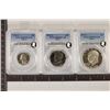 Image 1 : 3-1976-S US SILVER COIN SET ALL PCGS PR69 DCAM: