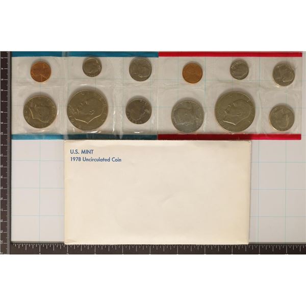 1978 US MINT SET (UNC) P/D (WITH ENVELOPE)