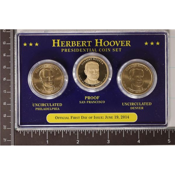 2014-P/D/S PRESIDENTIAL DOLLAR COIN SET: