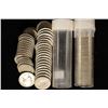 Image 1 : 2 SOLID DATE ROLLS OF JEFFERSON NICKELS. 1953-S &