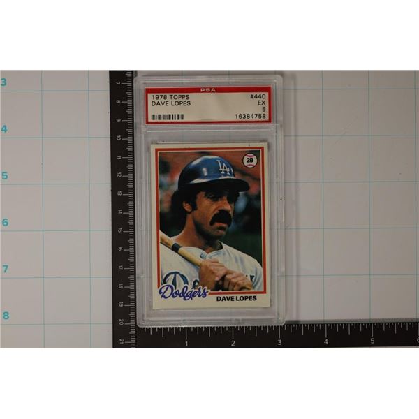 1978 TOPPS  DAVE LOPES  DODGERS BASEBALL CARD