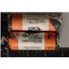 Image 1 : 2 PARTIAL ROLLS OF BU STATE QUARTERS: (36) 2005-P