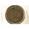 Image 1 : 1847 US LARGE CENT WITH HOLE