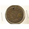 Image 1 : 1847 US LARGE CENT WITH HOLE