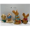 Image 2 : 4 Collectible Pendelfin Bunny Figurines, "Nipper, Twinkle"