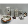 Image 1 : Collection of Decorative Vases and Serving Dish