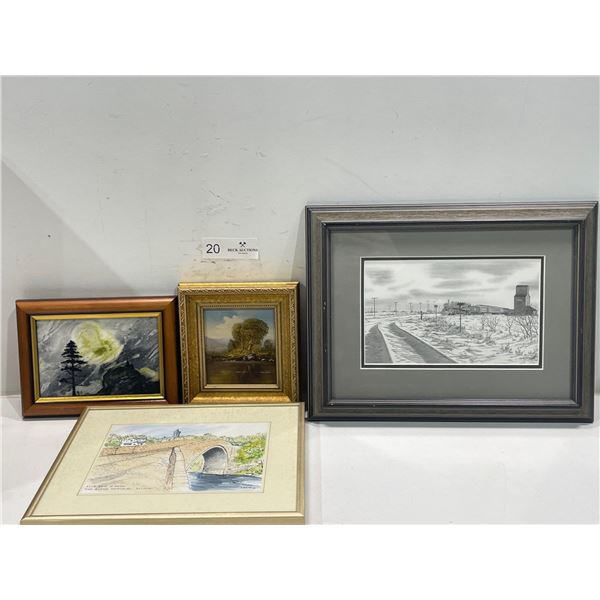 Mixture of Mixed Medium Art pieces