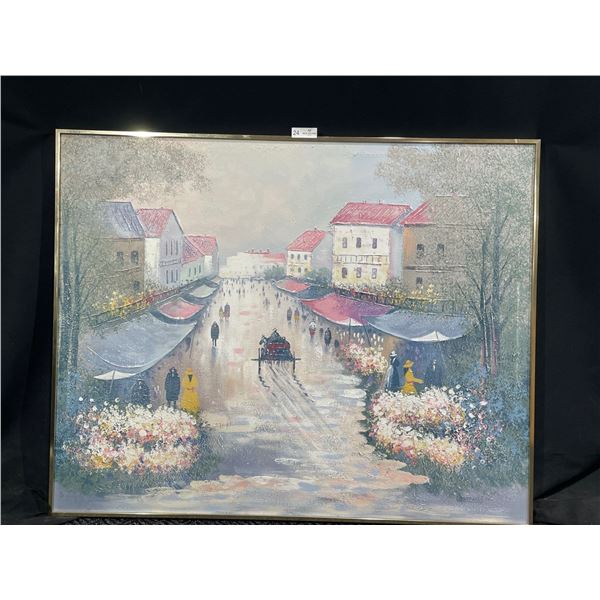 Lee Reynolds, Beautiful Pastel Like Acrylic On Canvas Painting, 40H x 50L