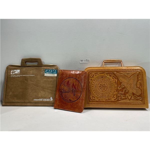 Collection of Authentic Hispanic Carry Bags with Singapore Airline Bag