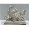 Image 2 : Artist A.Santini - Warrior Riding Chariot Horse Sculpture 11W x 8H