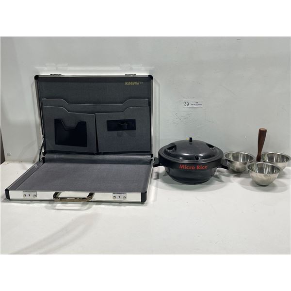 Assorted Kitchenware, Inlcuding Rice Cooker, Sauce Tray, And Storage Compartment