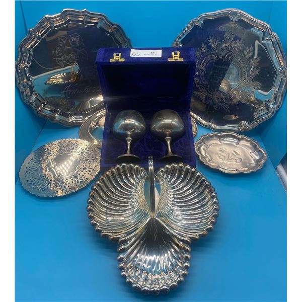 Assorted Silver Plated Party Service