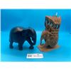 Image 1 : Wooden Elephant Collectible Figurines