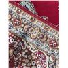 Image 3 : Indian Area Rug 60" x 39" Red Decorative Wool Carpet