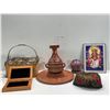 Image 1 : Assorted Inside Home Decor, Authentic Indian Vase, Hat, Picture, Decorative Items and More!