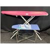 Image 1 : Ironing Boards, Homz Counter Top Ironing Set New in Plastic 30" x 12" and Pink Board 55" x 15" x 34"