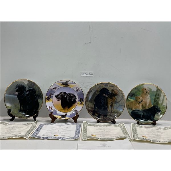 Nigel Hemming Collection of Canine Companions Limited Edition QTY 4 W/Certificates of Authenticity