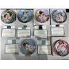Image 1 : Brenda Burke Mothers Day Limited Edition Plates "Bonds of Love" W/Certificates of Authenticity QTY6