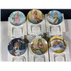 Image 1 : John McClelland Limited Edition Plate Collection "Becky's Day" W/Certificate's of Authenticity QTY6