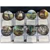 Image 1 : Maurice Harvey 8 Plate Collection "Country Nostalgia Series" Fine China w/Cert of Authenticity