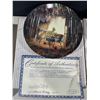 Image 4 : Maurice Harvey 8 Plate Collection "Country Nostalgia Series" Fine China w/Cert of Authenticity