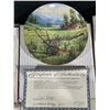 Image 6 : Maurice Harvey 8 Plate Collection "Country Nostalgia Series" Fine China w/Cert of Authenticity