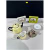 Image 2 : Variety of decorative items includes ceramic frames, teapot and creamer