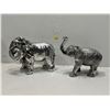 Image 2 : Stainless Steel Elephant figurines 6T