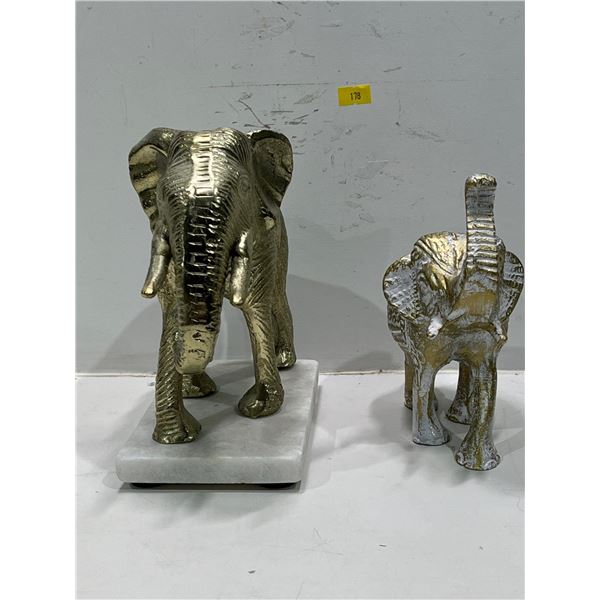 Brass Elephant Figures