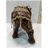 Image 3 : Vintage Indian Hindu Wooden Resin Elephant 14L x 10H