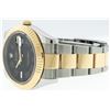 Image 8 : Rolex Mens 41MM Datejust 2 18K Yellow Gold And Steel Black Roman Oyster Band Wri