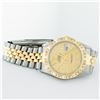 Image 5 : Rolex Mens 2T Yellow Gold And Stainless Steel Champagne Jubilee Dial 18K Diamond