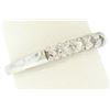 Image 4 : NEW Classic 14k White Gold 0.35 ctw Round Diamond Shared Prong Wedding Band Ring