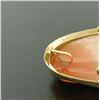 Image 7 : Vintage 14k Yellow Gold Polished Frame Carved Shell Cameo Brooch Pin Pendant