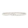 Image 2 : 3.20 ctw Round Brilliant Cut Diamond Tennis Bracelet - 14KT White Gold