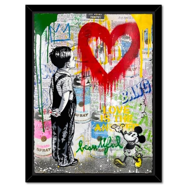 With All My Love by Mr Brainwash Original