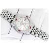 Image 4 : Rolex Ladies Quickset Silver Index Diamond & Ruby Datejust Wristwatch