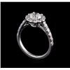Image 4 : 1.60 ctw Diamond Ring - 14KT White Gold